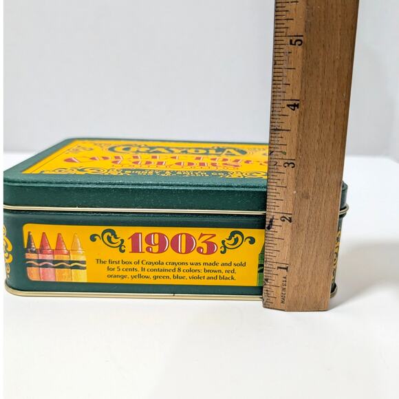 Vtg Crayola Collector's Colors Limited Edition Tin - Picture 11 of 13